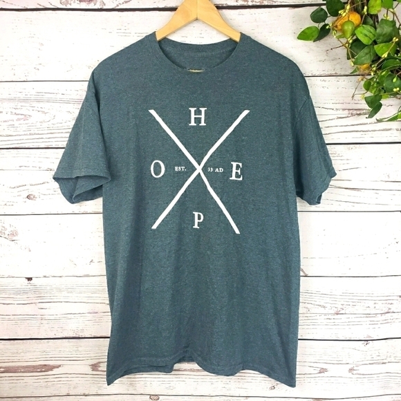 SUNFROG SHIRTS Hope T-Shirt Gray Size L - Picture 1 of 6